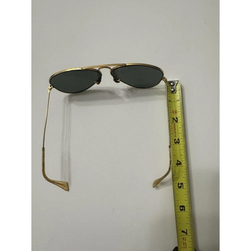 VINTAGE BAUSCH & LOMB‎ RAY-BAN L0205 TEAR-DROP AVIATOR SUNGLASSES + Vintage Case